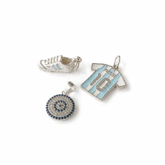 Dije Mundial: Botín Argentino - plata 925 esmalte - comprar online