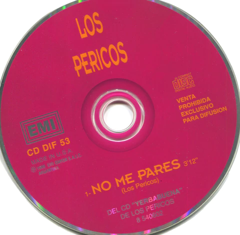 Los Pericos - No me Pares (CD Simple Difusión) - comprar online