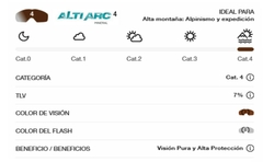 Lentes SHIELD ALTI ARC (Cristal Mineral, Cat. 4) - Julbo - Camping Center