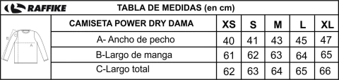 Camiseta térmica POWER DRY Mujer - Raffike - comprar online