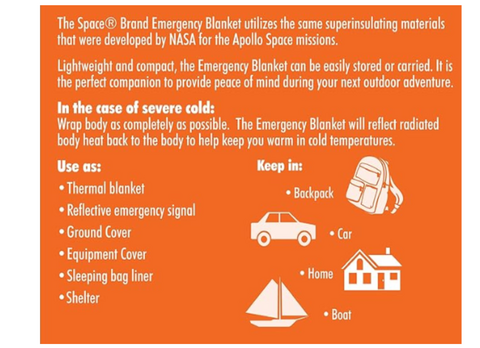 MANTA PARA EMERGENCIA Aluminizada - Grabber