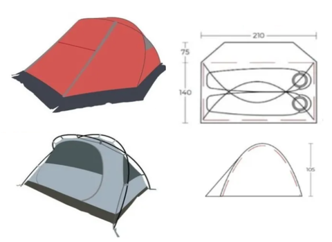 Carpa TRAVEL 2 PLUS SF - Northland