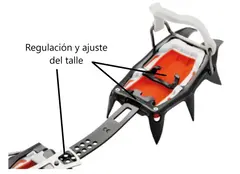 Grampones de cinta VASAK con sistema de sujeción Flexlock - Petzl - comprar online
