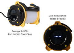 Farol MULTI 600 RP Recargable - Spinit - Camping Center