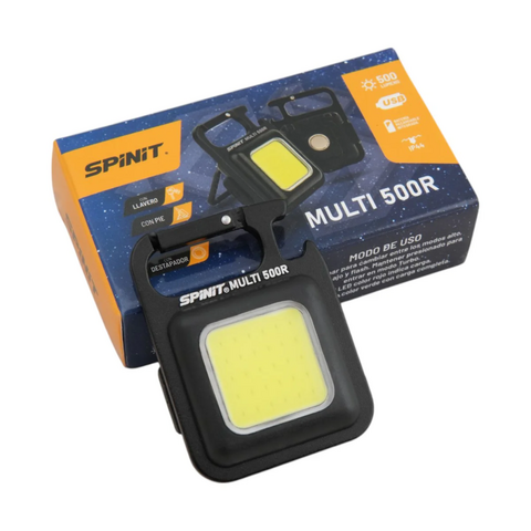 Linterna llavero recargable de gran potencia MULTI 500 R - Spinit