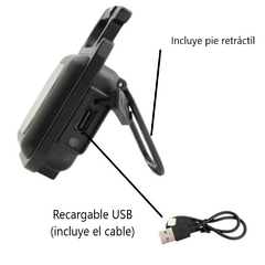 Linterna llavero recargable de gran potencia MULTI 500 R - Spinit - Camping Center