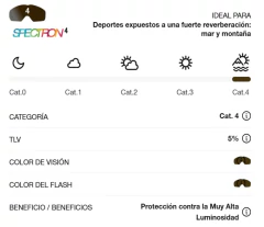 Imagen de Lentes SHIELD Talle M SP4 (Categoría 4) - Julbo