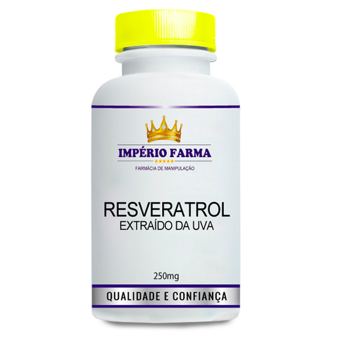 Resveratrol 250mg 60 Cápsulas ( Extraído da Uva )