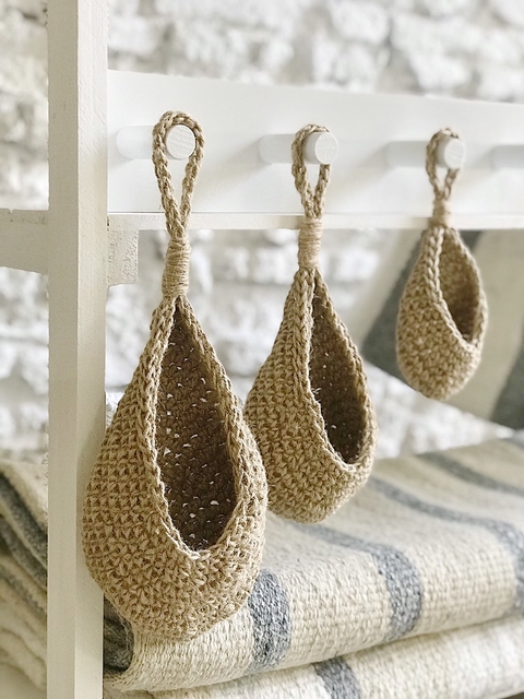 Set x 3 canastas de yute