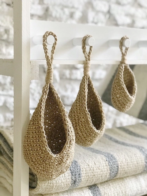 Set x 3 canastas de yute