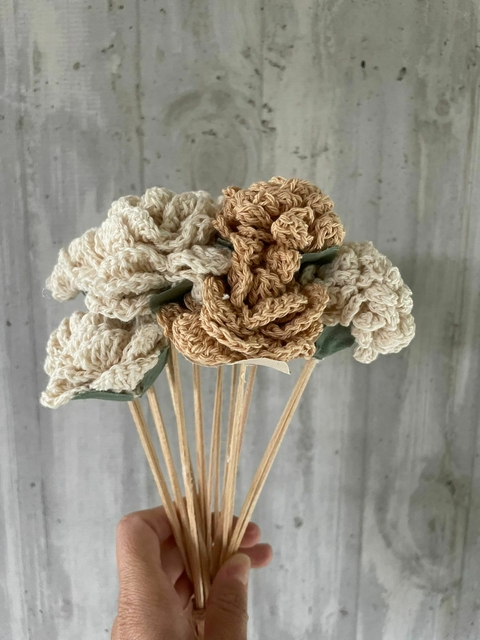 Varilla para difusor con flor tejida