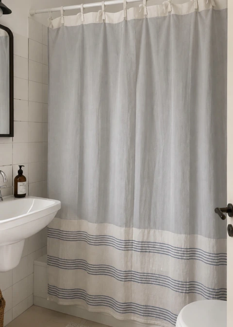 Cortina de Baño Patchwork