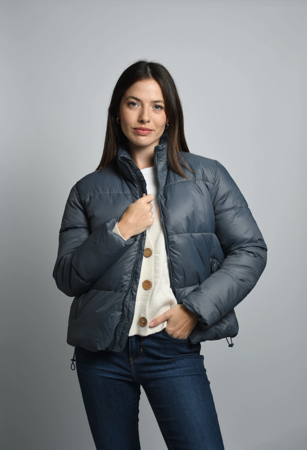 Campera Dafne Acero
