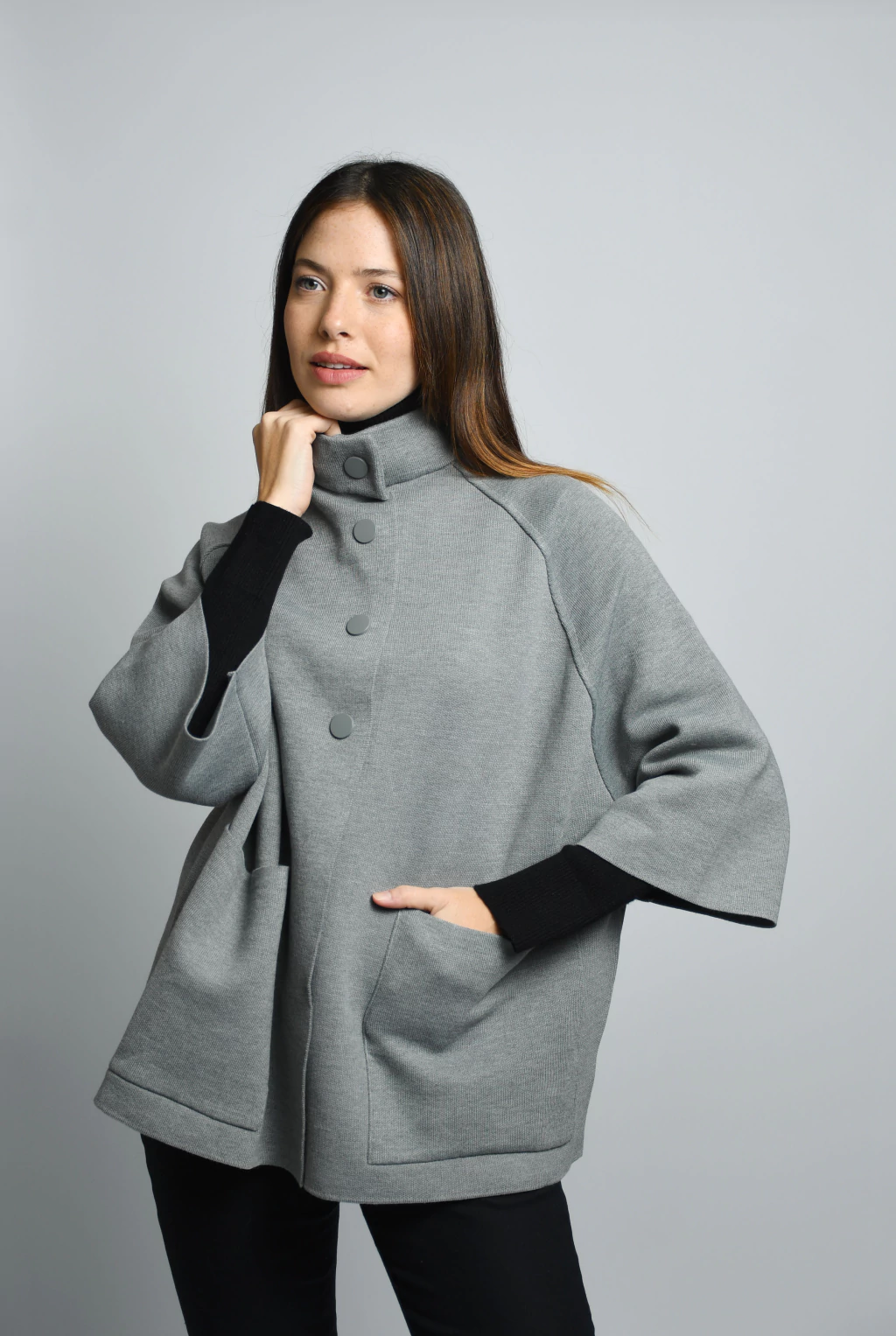 Saco manga 3/4 Gris