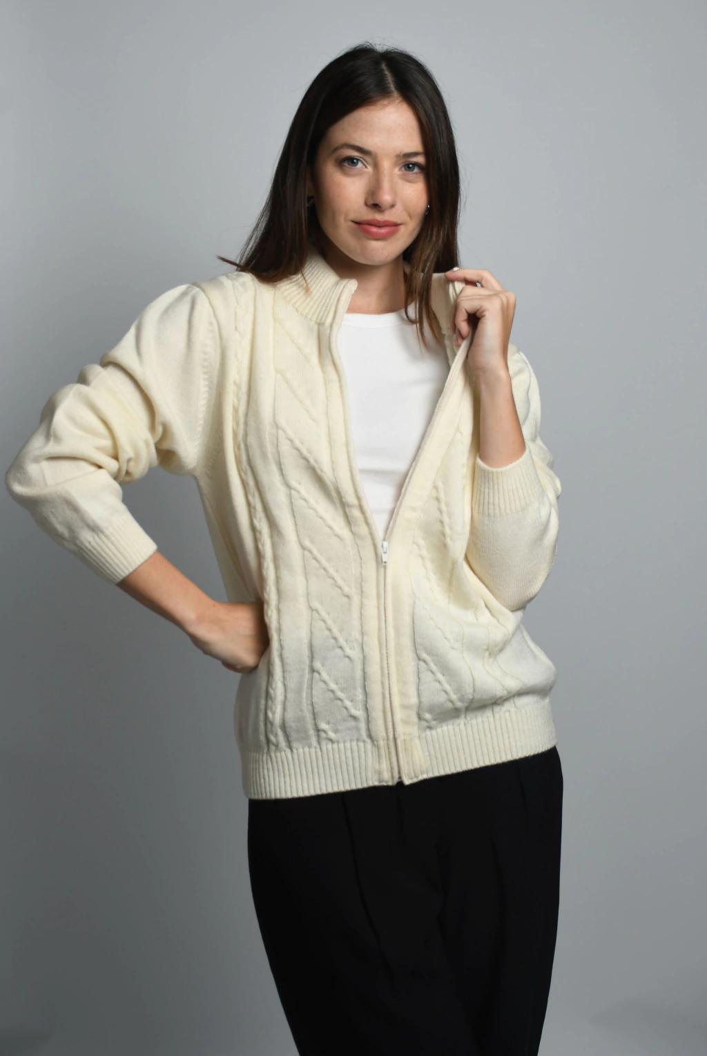 Campera Andina Blanca