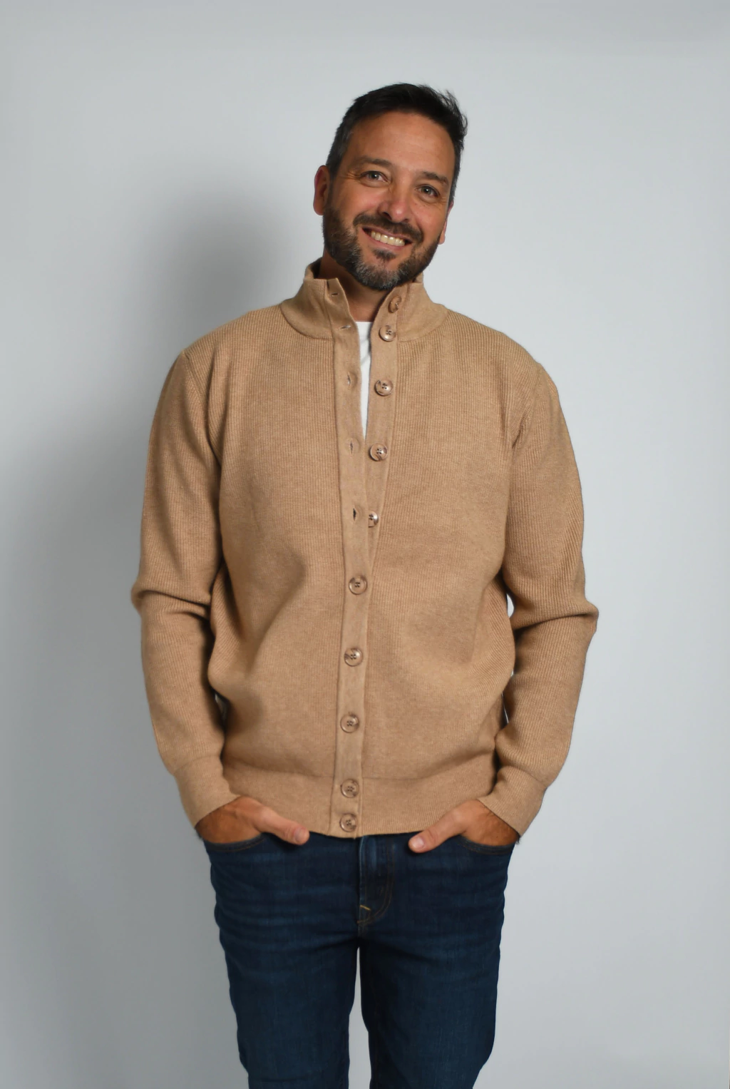 Camisaco Donald Beige