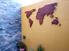 PLANISFERIO EN HIERRO CALADO - comprar online