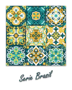 Azulejos autoadhesivos - Serie Brasil