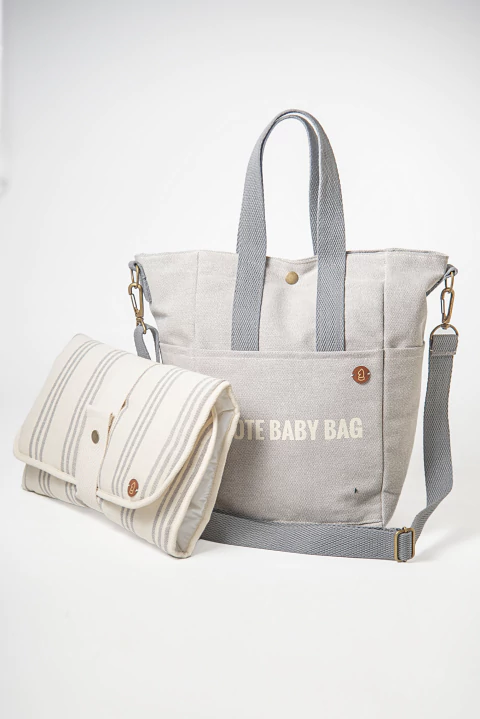 TOTE BAG GREY PERSONALIZADO