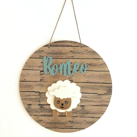 Cuadrito Personalizado Sheep
