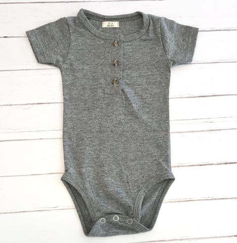 Body Basic Botones Grey