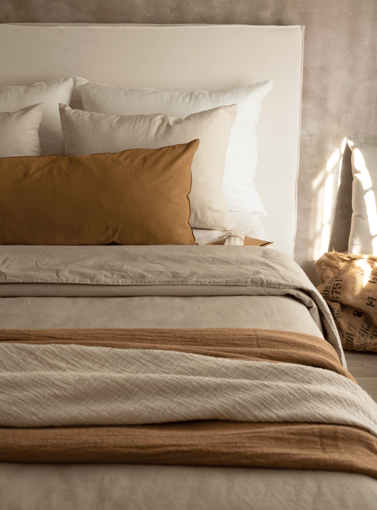 Almohadón XL Traful Marrón Lenga- Tussor