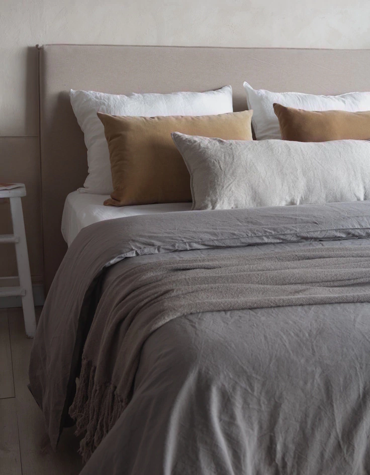 Cubre Edredón Gris Stone - Tussor