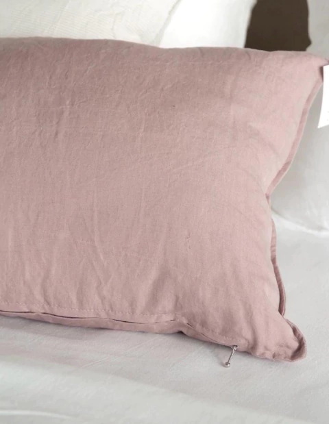 Almohadón Rosa Empolvado - Tusor - comprar online