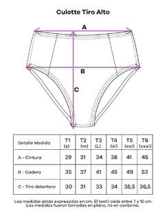 Culotte con recortes Previaje Estampa Las Grutas - Marlot