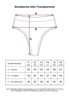 Colaless Alta Transparente Delulu Naranja - Marlot