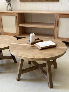 COMBO MESA DELFOS MACIZA 70CM Y 60CM - comprar online