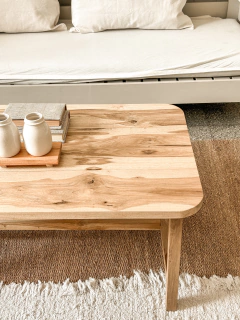 MESA SLOW PETIRIBÍ MACIZA 1.10M X 0.60M - Elhecho Urbano