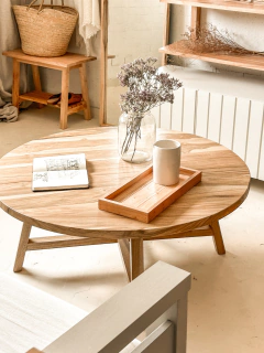 MESA DELFOS MACIZA 1M DIAM X 0,42M ALTURA