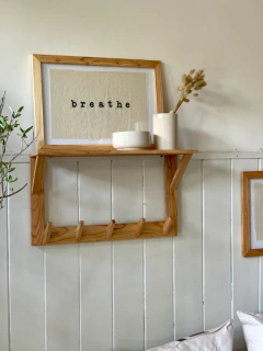 CUADRO BREATHE BORDADO 52CMX37CM