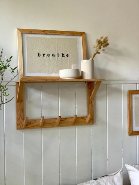 CUADRO BREATHE BORDADO 52CMX37CM