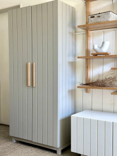 VITRINA CARMELA GREIGE 0,80M x 1,80M - Elhecho Urbano