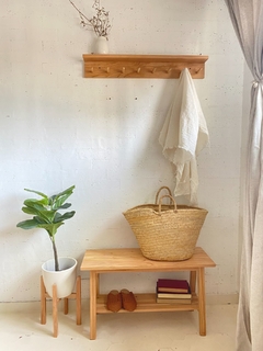 CONJUNTO BANCO NORDICO Y PERCHERO BALTA 80CM - comprar online