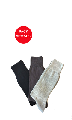 MEDIA ALGODON PACKS X 3 (STY-A601) en internet