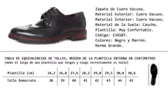 ZAPATO CLINT (143107) - tienda online