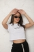 Baby Tee Chains Blanco
