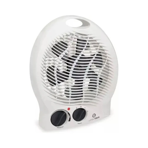 CALOVENTOR CON TERMOSTATO 2000W WHITENBLACK CAWB01