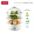 VAPORIERA ELECTRICA 3 NIVELES 6 LTS 900W SALUTARE RANSER ST208E - comprar online