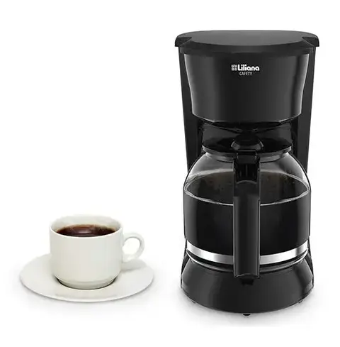 CAFETERA CON FILTRO CAFETY NEGRA 900W 1.8 LTS LILIANA AC930