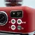CAFETERA EXPRESSO CON MOLINILLO INTEGRADO DIGITAL 1500W ROJA TELEFUNKEN PARMA - MIL