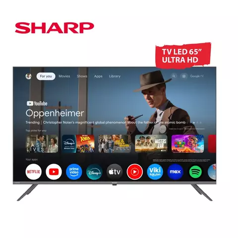 LED 65" STEREO ULTRA HD SMART TV SHARP C65FL6L