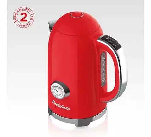 PAVA ELECTRICA DIGITAL 1.7 LTS BOLLITORE ROJA PASTALINDA KE1108