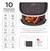 FREIDORA DE AIRE DIGITAL AIR FRYER CUCINA 8 LTS PASTALINDA 2328B - MIL