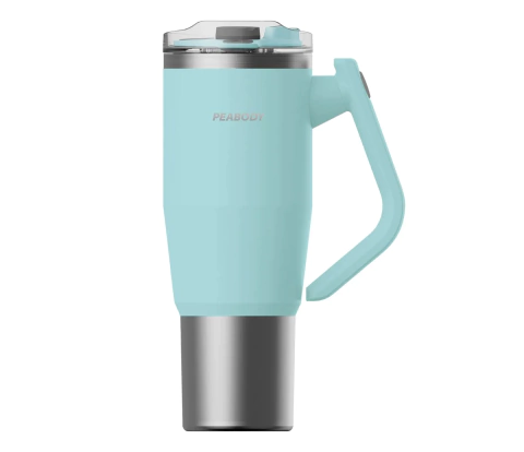 VASO TERMICO ACERO INOXIDABLE 1200 ML CELESTE PEABODY MG1200C - comprar online