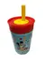 Vaso Termico Infantil De Acero Inoxidabl De Mickey Mouse 350ml Con Tapa Plastica Y Sorbete Clandy