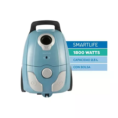 ASPIRADORA CON BOLSA 1800W SMARTLIFE VC18BAB